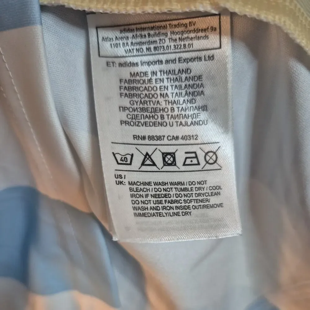 Vintage Argentina Home FIFA World Cup Brazil 2014 (S) Rare Soccer